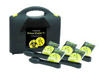 FAST AID DELUXE BIOHAZARD KIT PLASTIC PORTABLE 